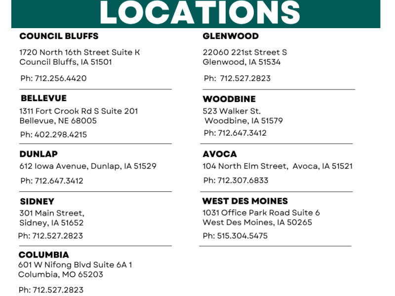 Our Locations 6.4 (CoMo) Our Locations 6.4 (CoMo)